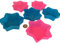 ROYAL HOUSEWARE 6 Sterne Formen Silikonform Backform Kuchenformen Törtchen Cupcake Muffin Cupcake Kuchen Backen Sternchen Weihnachten Weihnachtsstern Formen