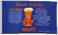 Flagge Bier mit Prost - 90 x 150 cm