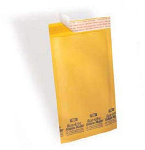 IPG Eco-lite #1 ELSS1 Golden Kraft Self Seal Bubble Mailer, 7.25 x 12 (Case of 100)