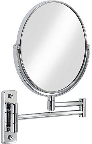 Better Living Produkte Cosmo Wandhalterung Spiegel mit klappbare Arm, 20,3 cm, Chrom