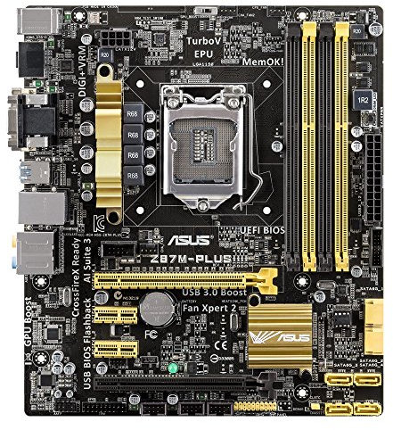 Asus 90MB0EF0-M0EAY5 Mainboard Sockel LGA 1150 (ATX, Intel Z87, 4X DDR3 Speicher, 6X SATA III, HDMI, 4X USB 3.0)