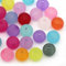 HOUSWEETY 200 Mix Rund Matt Acryl Perlen Beads Kugeln Armband Basteln 10mm