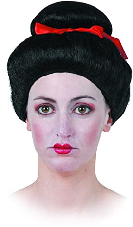 Fycar Perücke Geisha mit Bowknot - Pelucas