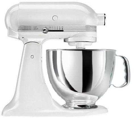 KitchenAid Artisan Series mixer Frosted pearl
