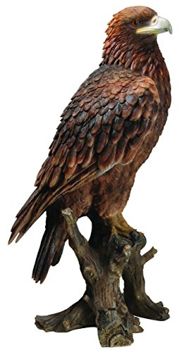Vivid Arts Gartenfigur, Gartendekoration Steinadler aus Kunstharz