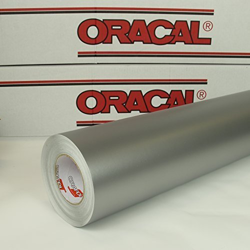 Unbekannt 5,39€/m² Rapid Teck® Matt Folie - 090 Silber - Klebefolie - 5m x 63cm - Folie Matt Plotterfolie - Klebefolie selbstklebend - auch als Moebelfolie - Dekofolientage