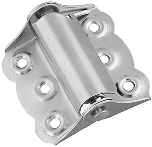 National Hardware Spring Hinge, 2-3/4 in, Steel, 2-Pack, Zinc Plated