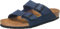 Birkenstock Arizona Birko-flor Largo, Sandali A Punta Aperta Uomo, Blue 051751, 43 EU