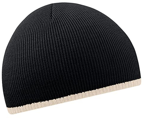 Beechfield B44c Beanie, zweifarbig, zum Überziehen