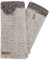 McRon Damen Gestrickte Pulswärmer Lana Naturhellgrau