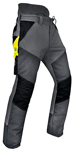 Pfanner Schnittschutzhose Kev-Extrem Klasse 1, Farbe:grau, Größe:XXL (langgr.)