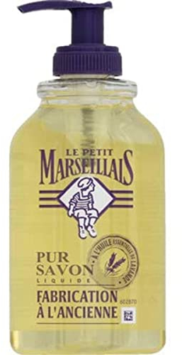 Le Petit Marseillais Huile de lavande, savon liquide, fabrication à l'ancienne - Le flacon pompe de 300ml