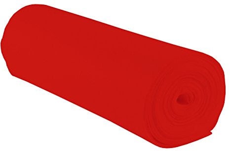 folia 520020 - Bastelfilz, mit feiner Wollqualität, 1 Rolle ca. 45 cm x 5 m, hochrot, klebefleckenfreie Verarbeitung - ideal für vielfältige Bastelarbeiten