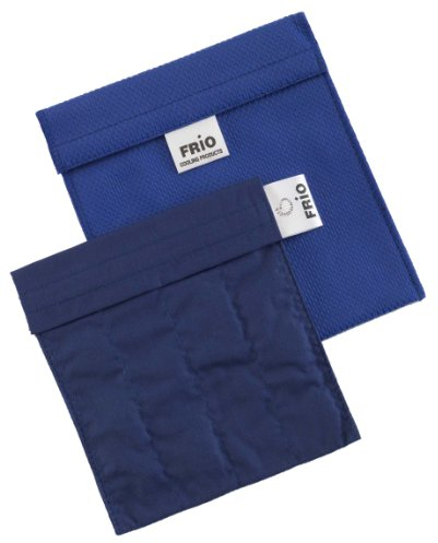 FRIO - Bolsa isotérmica para Mantener insulina, Color Azul, 14 x 15 cm