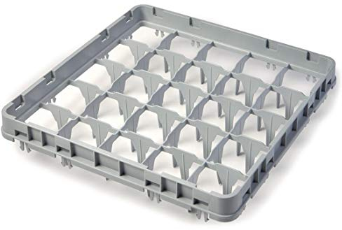 Cambro 25E2151 Soft Gray Full Size 25-Compt Half Drop Camrack Extender
