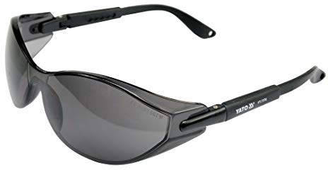 Arbeitschutzbrille dunkel getönt , verstellbar Bügel , Schutzbrille