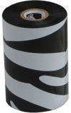 Zebra Ribbon, resin, 83mm Thermal transfer, 6 rolls/box, 800005-003 (Thermal transfer, 6 rolls/box, ZipShip 5095)