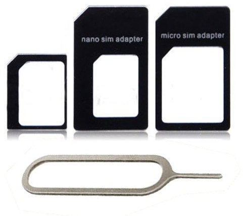 Adaptateur pour iPhone 5 iPad Mini Nano SIM Carte Micro SIM Kit