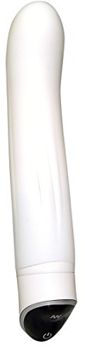 Sweet Smile Easy White - softer Vibrator für Frauen, Stimulator mit 7 Vibrationsstufen, leiser Massagestab für Anfänger und Profis, weiß