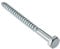 Coach Screw Hexagon Head Single Thread ZP M8 x 150mm Bag 10
