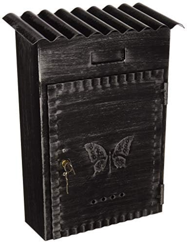 No marca 27340-30 Cassetta Grande per Lettere Ferro Battuto, Antichizzata, 22x10x31