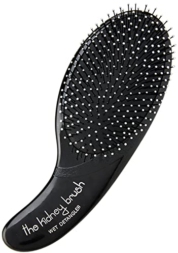 Olivia Garden Haarbürste Kidney Brush Wet Detangler, 1 Stück, schwarz