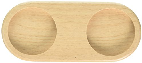 Zassenhaus Mühlenuntersetzer für Gewürzmühlen aus Holz und in der Farbe Buche Natur, Durchmesser 6cm, 036015