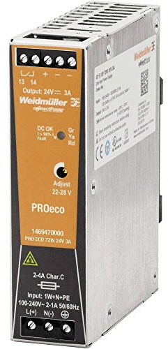 Weidmuller 1469470000 – Netzteil Pro ECO 72 W 24 V 3 A