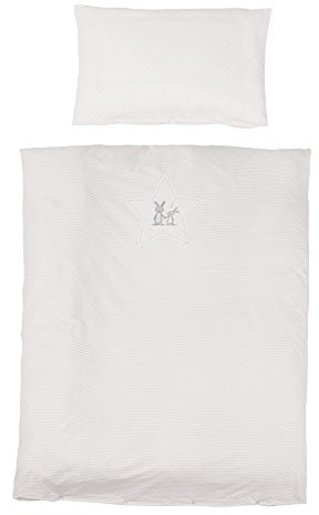 Roba Kinderbettwäsche Bettwäsche 2-teilig 100x135 cm + 40x60 cm Fox&Bunny