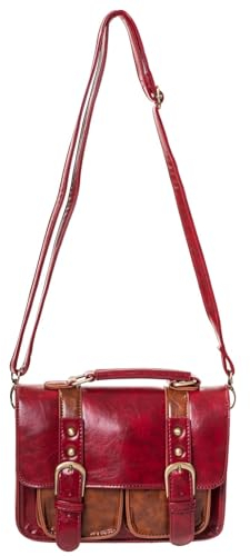 Banned Retro Schultertasche Leila Rot