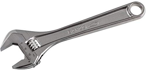 Bahco 8070C Chrome Adjustable Wrench | 150mm (6in) | 20mm Capacity | Tapered