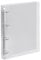 VELOFLEX 4145290 - Ringbuch Crystal DIN A4, 4-D-Ring-Mechanik, 25 mm breit, transparent, 1 Stück