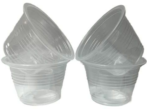 Power Bomber Schnapsbecher oder Blaster Bomb Gläser aus Kunststoff (50 Stück, transparent – weicher Kunststoff)