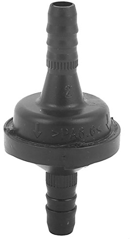 sourcing map Kunststoff Vakuum Auto Luftpumpen Rückschlagventil Schwarz für B5