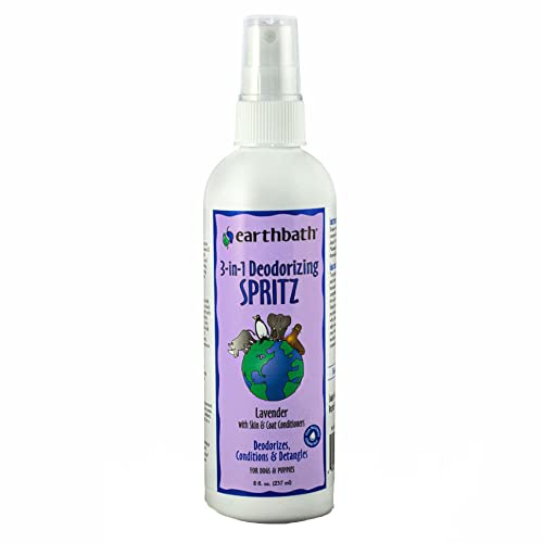 Earthbath All Natural Lavender Deodorizing Spritz, 8-Ounce | Dog Odor Eliminator for Strong Odor, Made in USA