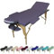 Vivezen - Table de Massage Pliante 3 Zones en Bois avec Panneau Reiki + Accessoires et Housse de Transport - Plusieurs Coloris