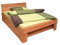 CARRYHOME Bett, Braun, 185x95x215 cm, Holz