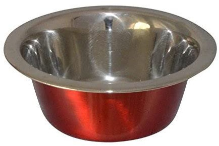 Ellie-Bo Dog or Cat Food and Water Bowls in 6 Sizes and 4 Colours (0.22Ltr XSmall, Red)