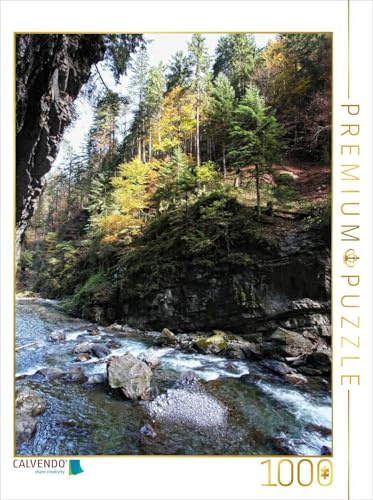 CALVENDO Puzzle Naturerlebnis Breitachklamm | 1000 Teile Lege-Größe 48 x 64 cm Foto-Puzzle für glückliche Stunden