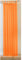 Transparente einfarbige Gardine aus Voile, viele attraktive Farbe, 245x140, Orange, 61000