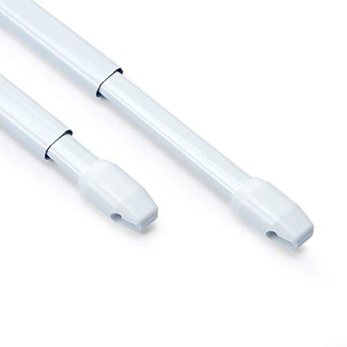 Prym Curtain rods, White, 80-120 cm, weiß, 2 Stück