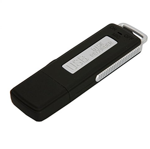 Generic 8gb Keychains Digital Voice Recorder USB Flash Drive Ur-08 Black