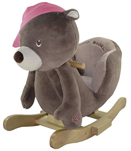 Sweety Toys 4836 Schaukeltier Schaukelpferd Bär Annie Annie The Rocking Bear supersüss,sehr hochwertige Ausführung mit Funktion Lullaby Lied