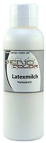 Senjo Color Latexmilch Liquid 250ml transparent/farblos für Spezialeffekte, Masken, Latexteile,