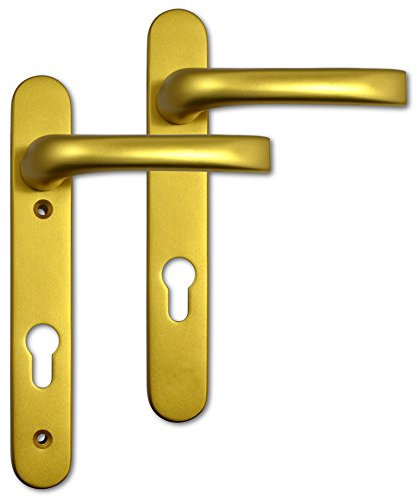 MILA Prolinea 92 Lever/Lever UPVC Furniture - 220mm Backplate