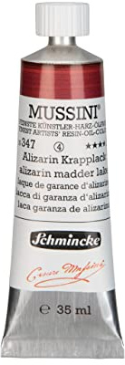 Schmincke MUSSINI® - finest artists' resin oil colors, Alizarin madder varnish - 35 ml