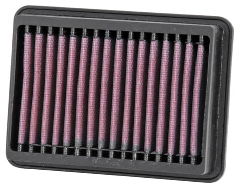 K&N YA-1906 Motorrad K&N Tausch-Luftfilter Rot | kompatibel mit Yamaha XV1900 2006-2010 (YA-1906)