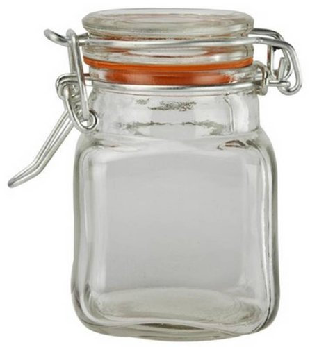 Kilner Clear Glass Square 70Ml Spice Jar