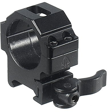 UTG Erwachsene Montageringe Universal Picatinny 30 mm Befestigungsschellen Für Optiken, schwarz, One Size