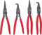 KS Tools - 119.2060 - Jeu de pinces à circlips - 40-100 mm - 4 pièces